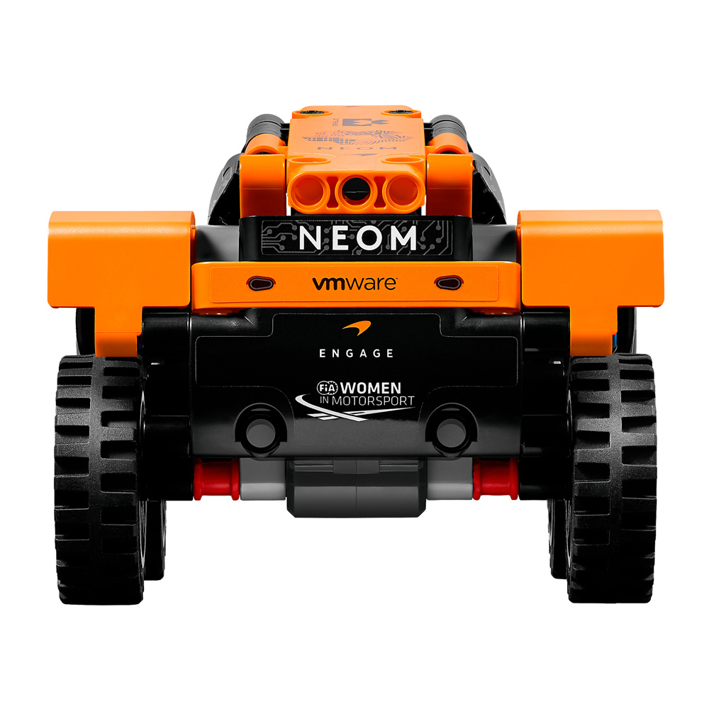 Orange lego technic online car